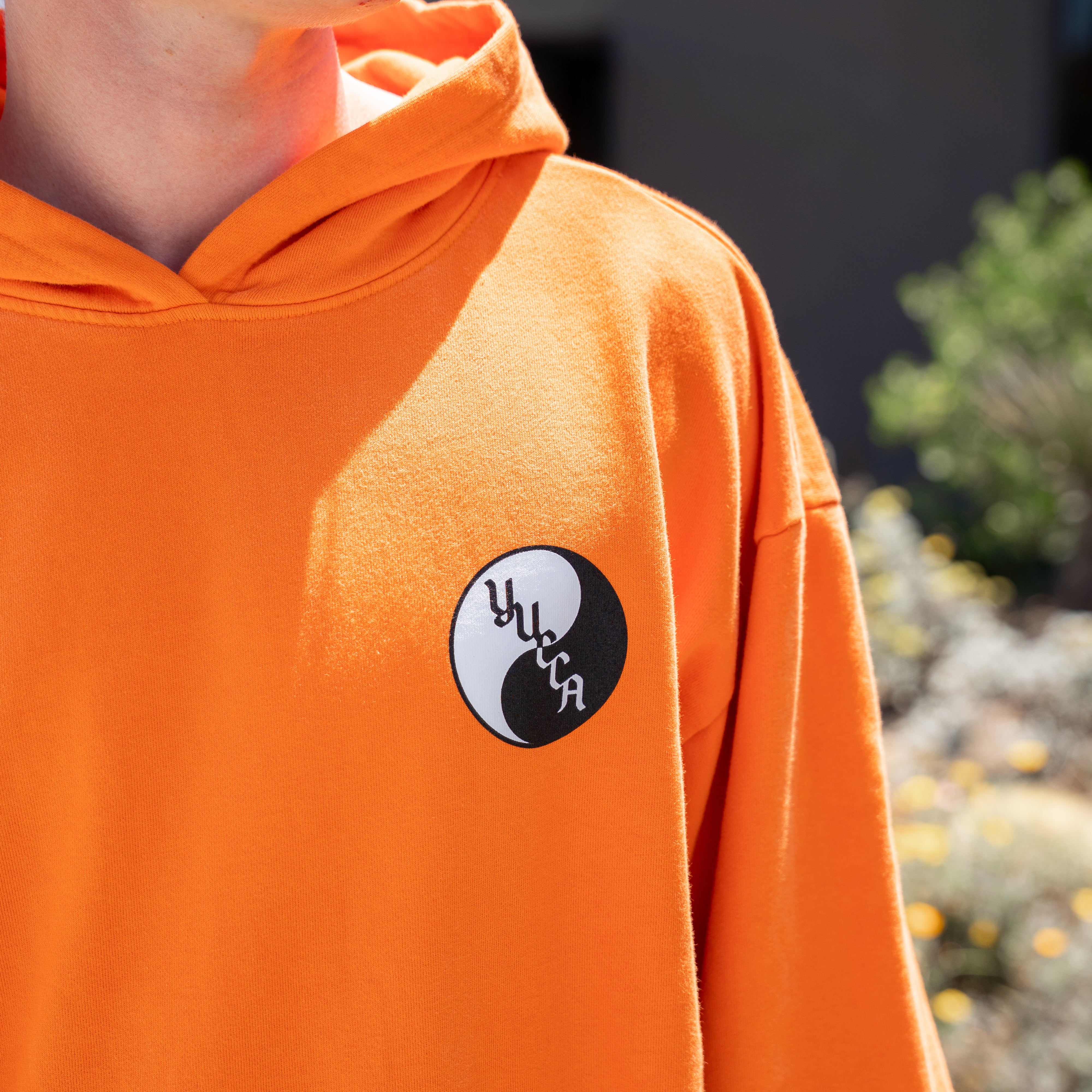 Yucca Yin Yang Hoodie - Orange