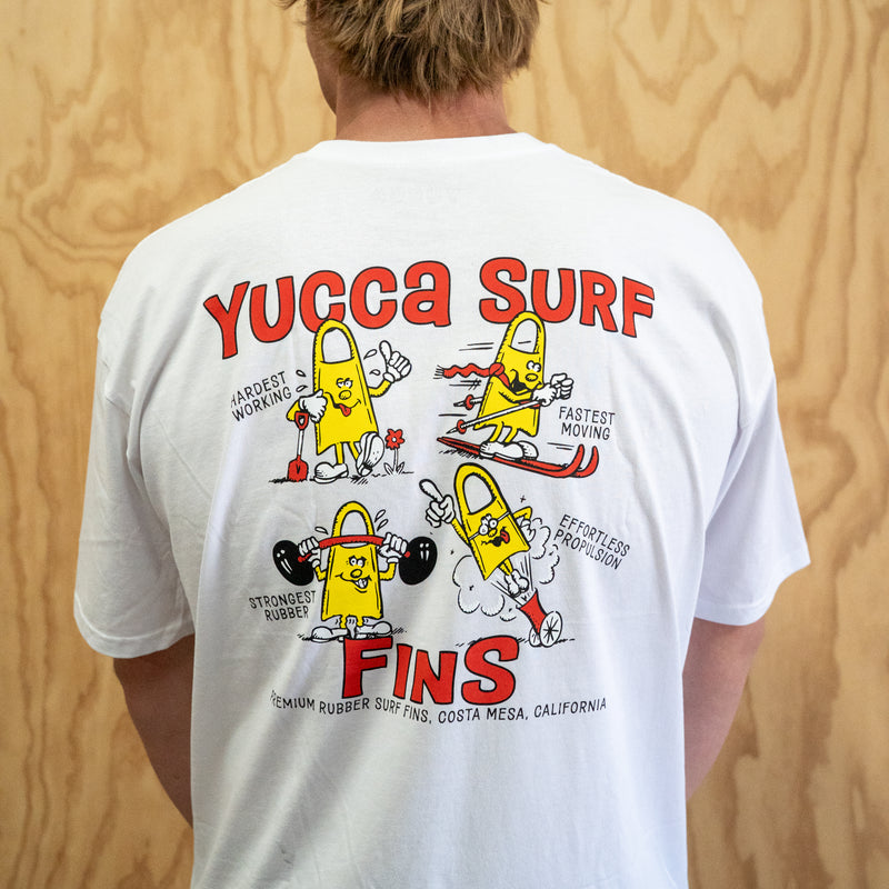 Yucca Hardest Working Men's T-Shirt - Yucca Fins