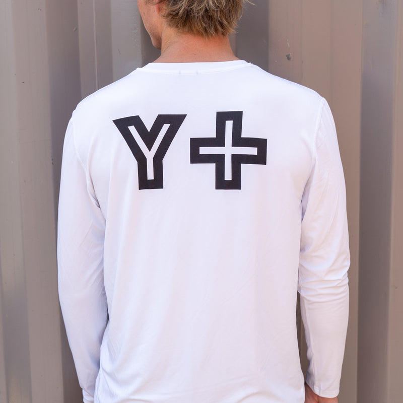 Yucca Unisex Sun Shirt - White - Yucca Fins