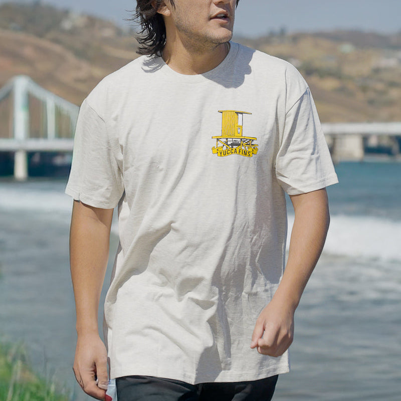 Yucca Wedge Tower Men's T-Shirt - Yucca Fins