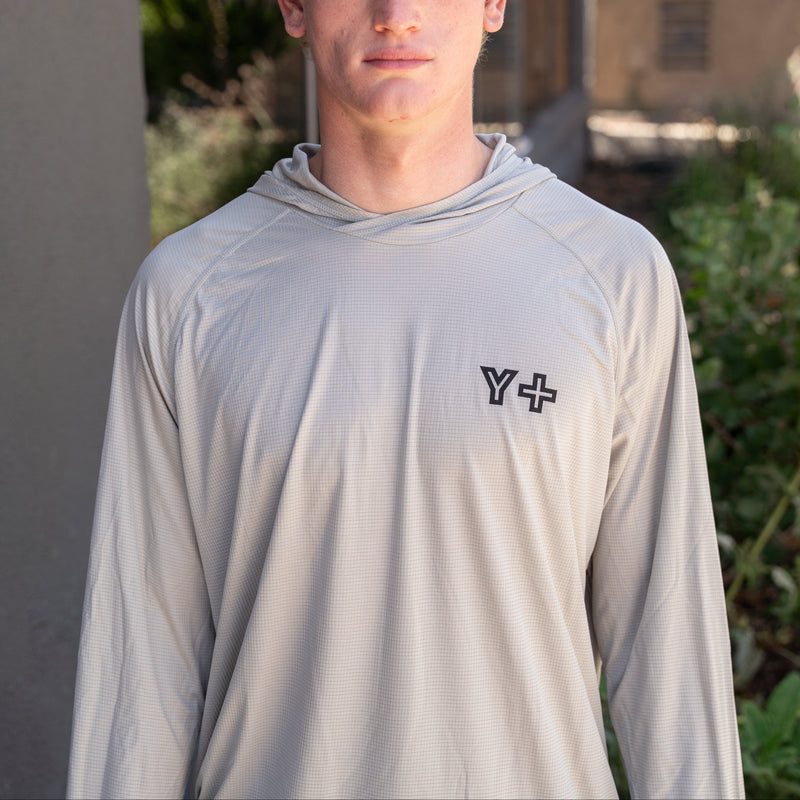 Yucca Unisex Sun Hoody - Sage Gray - Yucca Fins