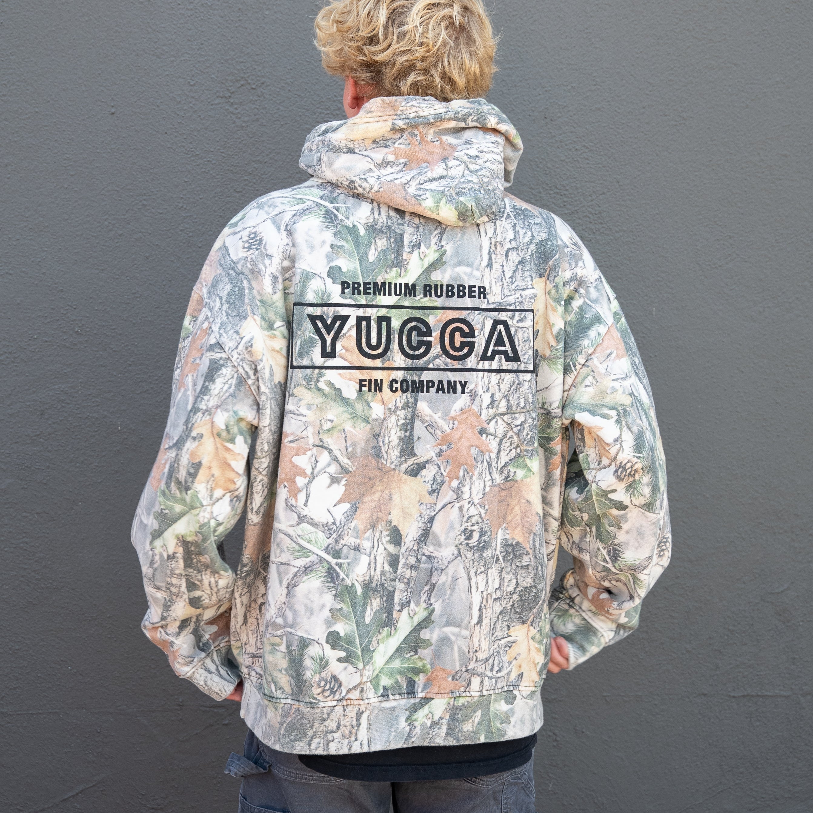 Yucca Box Unisex Hoodie - Camo - Yucca Fins