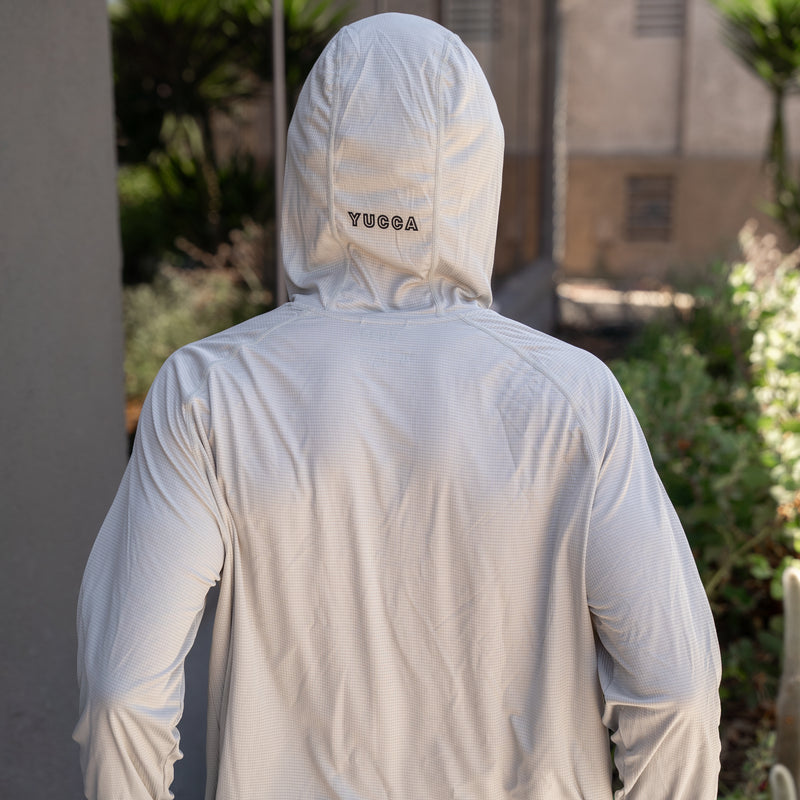 Yucca Unisex Sun Hoody - Sage Gray - Yucca Fins