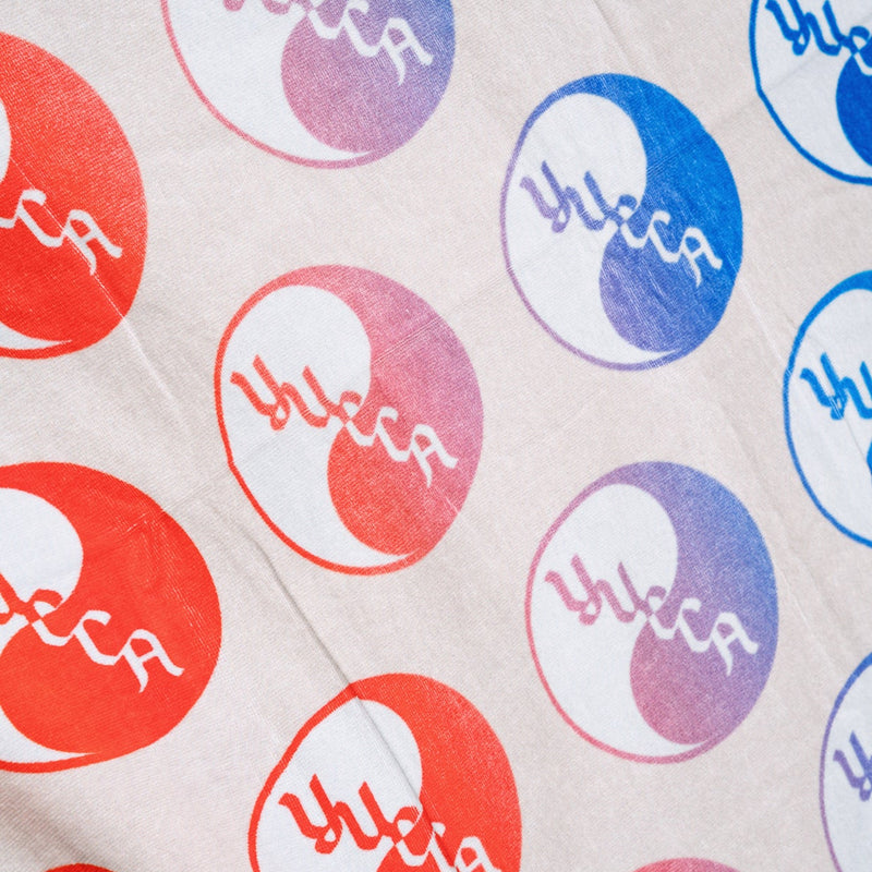 Close up of Yucca Yin Yang Beach Towel