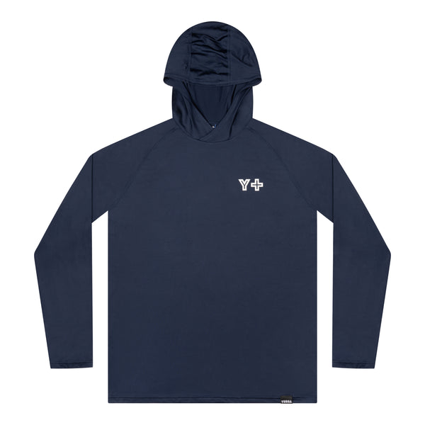 Yucca Unisex Sun Hoody - Navy - Yucca Fins