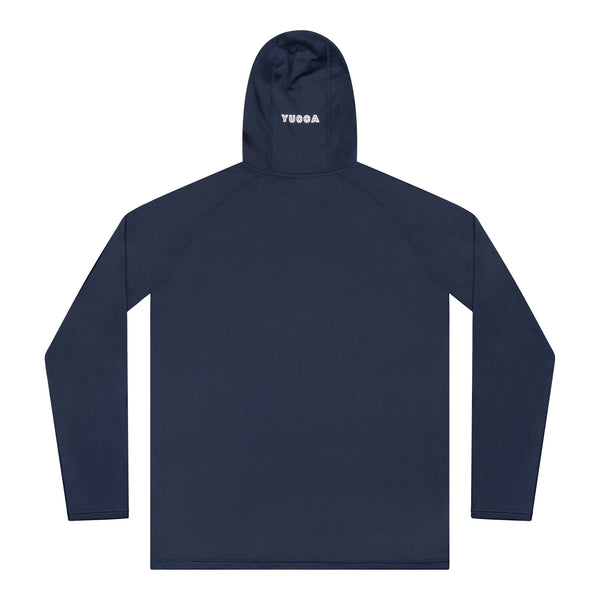 Yucca Unisex Sun Hoody - Navy - Yucca Fins