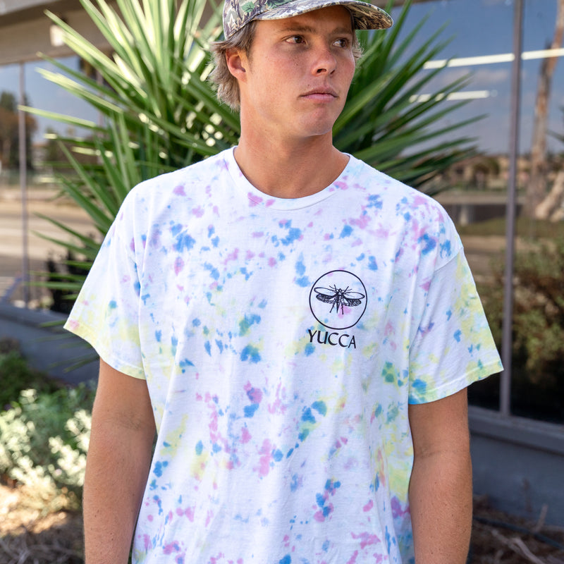 Yucca Moth Men's T-Shirt - Tie-Dye - Yucca Fins