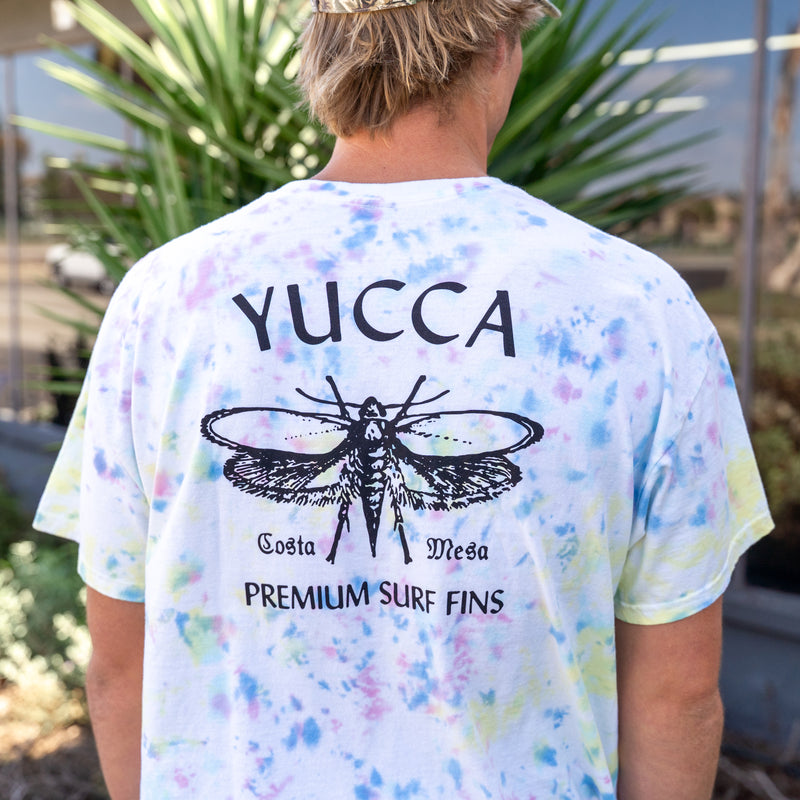 Yucca Moth Men's T-Shirt - Tie-Dye - Yucca Fins