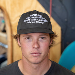 Yucca Ask for Starky Snapback Hat - Black - Yucca Fins