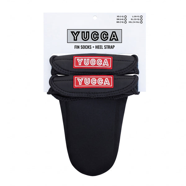 Yucca Premium Fin Socks - Black Neoprene
