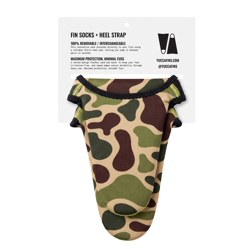 Yucca Premium Fin Socks - Camo