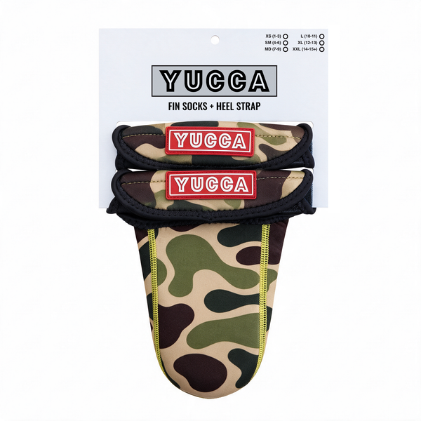 Yucca Premium Fin Socks - Camo