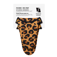 Yucca Premium Fin Socks - Leopard