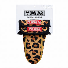 Yucca Premium Fin Socks - Leopard