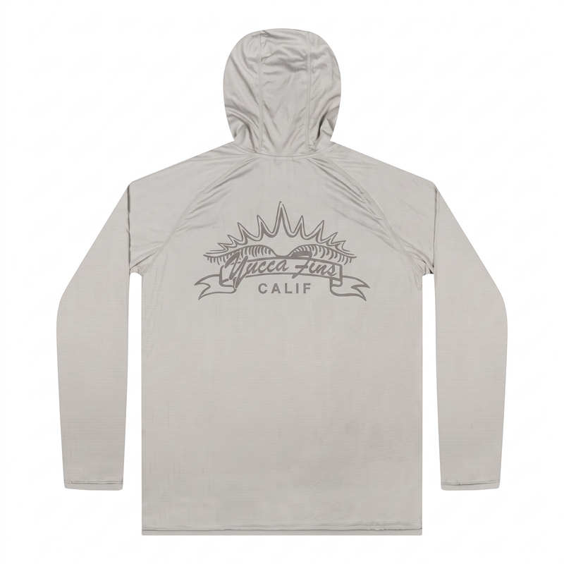 Yucca Unisex Sun Hoody - Liquid Sage Gray - Yucca Fins