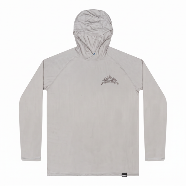 Yucca Unisex Sun Hoody - Liquid Sage Gray - Yucca Fins