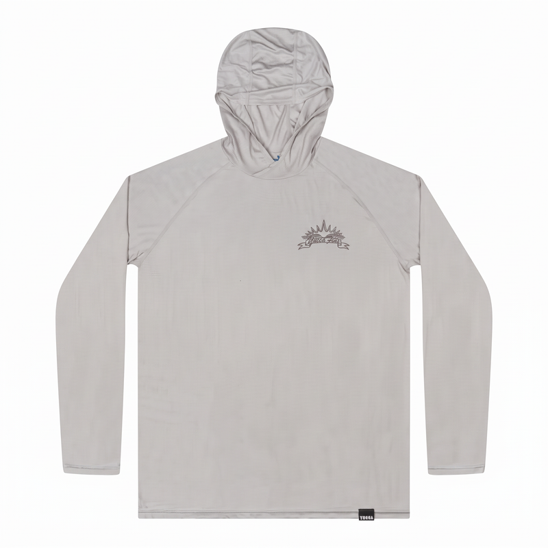Yucca Unisex Sun Hoody - Liquid Sage Gray - Yucca Fins