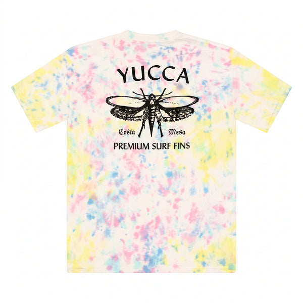 Yucca Moth Men's T-Shirt - Tie-Dye - Yucca Fins