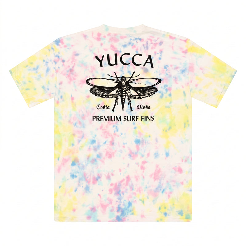 Yucca Moth Men's T-Shirt - Tie-Dye - Yucca Fins