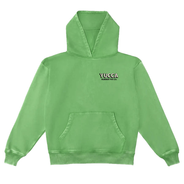 Yucca Proformance Hoodie - Verde Green - Yucca Fins