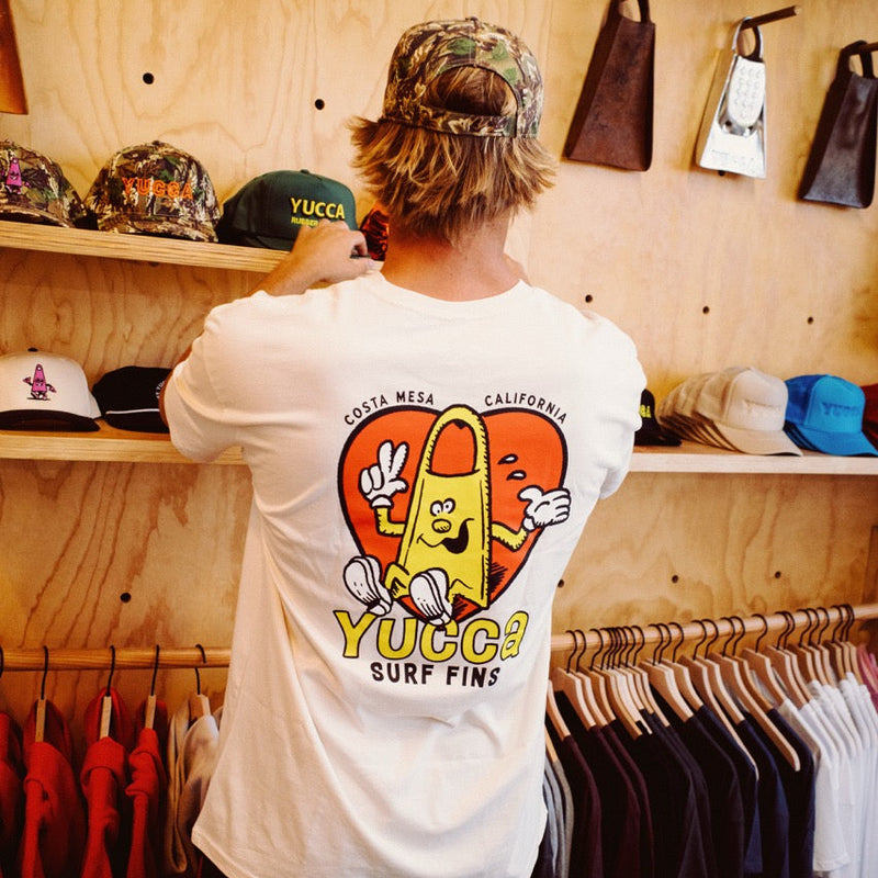 Yucca Heart Men's T-Shirt - Yucca Fins