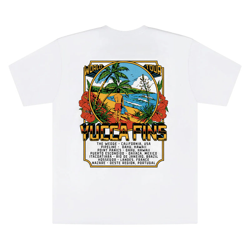 Yucca World Tour Men's T-Shirt - White