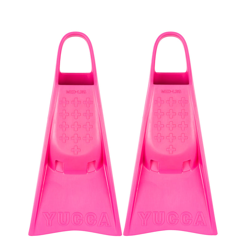 Yucca Candy Pink Long Blade Fins - Ultra Soft Flex - Yucca Fins