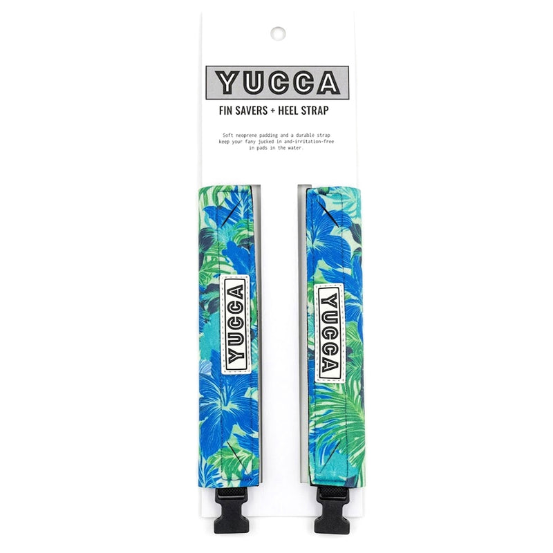 Yucca Fin Savers + Heel Strap - Aloha Blue - Yucca Fins