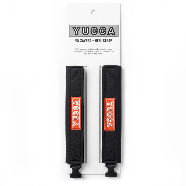Yucca Fin Savers + Heel Strap - Black - Yucca Fins