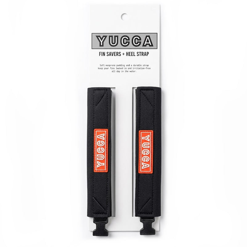 Yucca Fin Savers + Heel Strap - Black - Yucca Fins